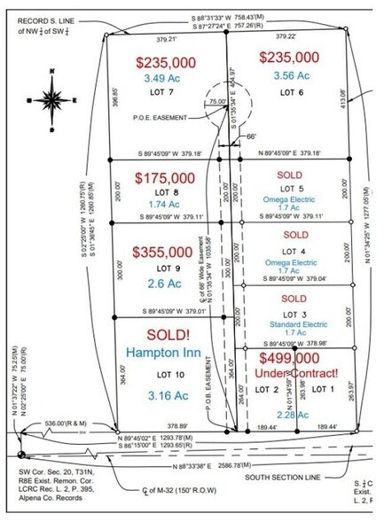 M-32 Hwy, Alpena, MI for sale - Site Plan - Image 2 of 2