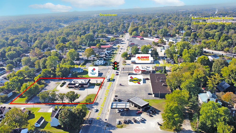 707 N 3rd St, Bardstown, KY for lease - Aerial - Image 2 of 8