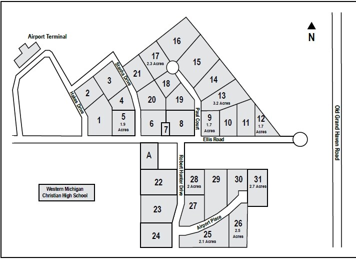 770 Airport Pl, Muskegon, MI for sale Site Plan- Image 1 of 1