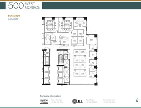 500 West Monroe St, Chicago, IL for lease Floor Plan- Image 1 of 1