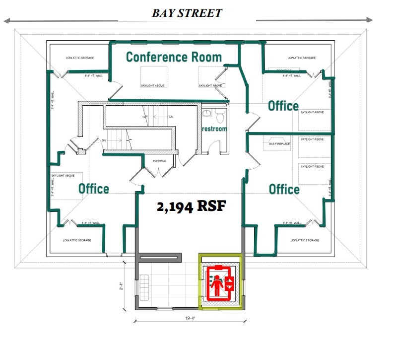 10 Bay St, Westport, CT for lease Floor Plan- Image 1 of 1