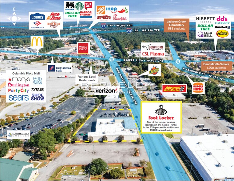 7005 Two Notch Rd, Columbia, SC for sale - Building Photo - Image 2 of 6