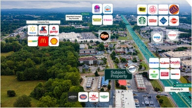 1419 Waddell Dr, Huntsville, AL - AERIAL map view - Image1