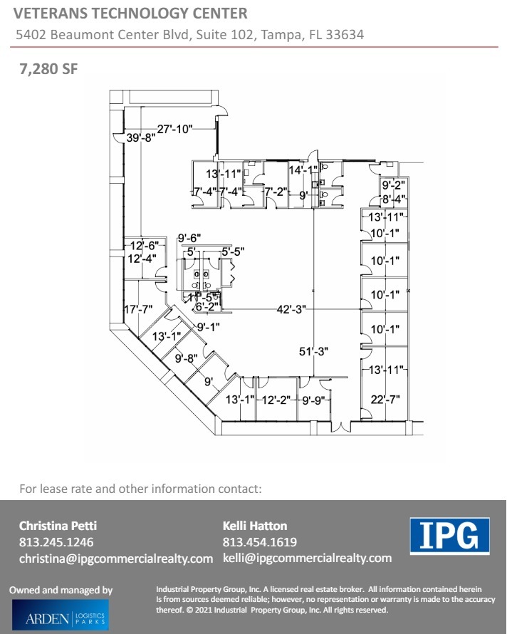 5402-5460 Beaumont Center Blvd, Tampa, FL for lease Floor Plan- Image 1 of 1