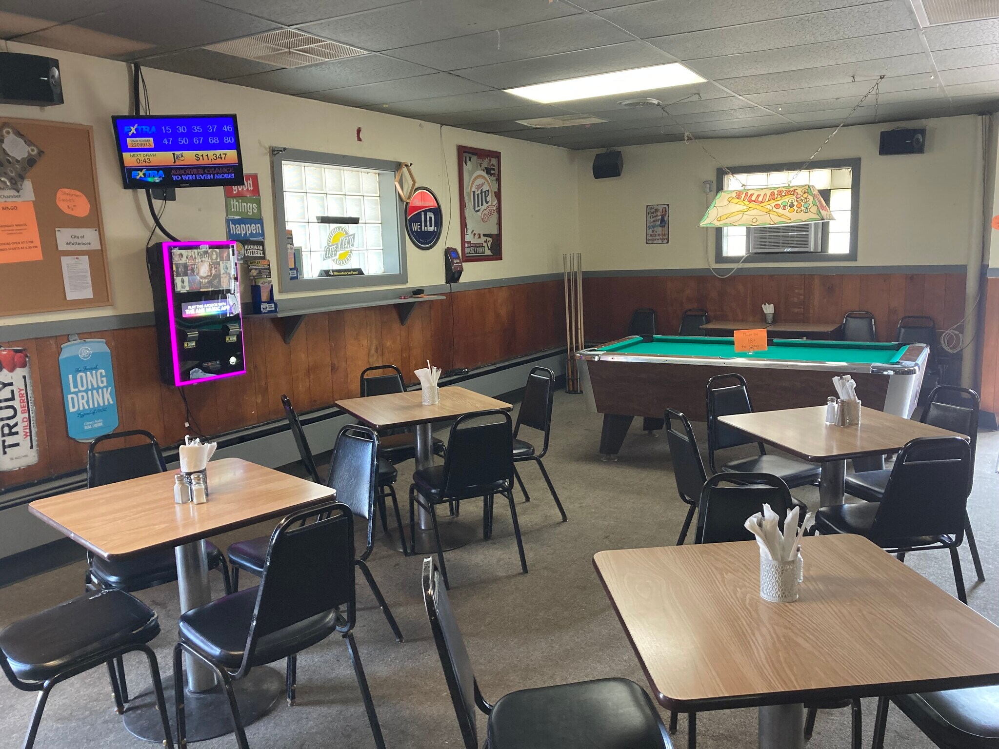 200 S Bullock St, Whittemore, MI 48770 Sportsman's BarFood and Booze