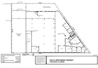 5707 N Northwest Hwy, Chicago, IL for lease Floor Plan- Image 1 of 1