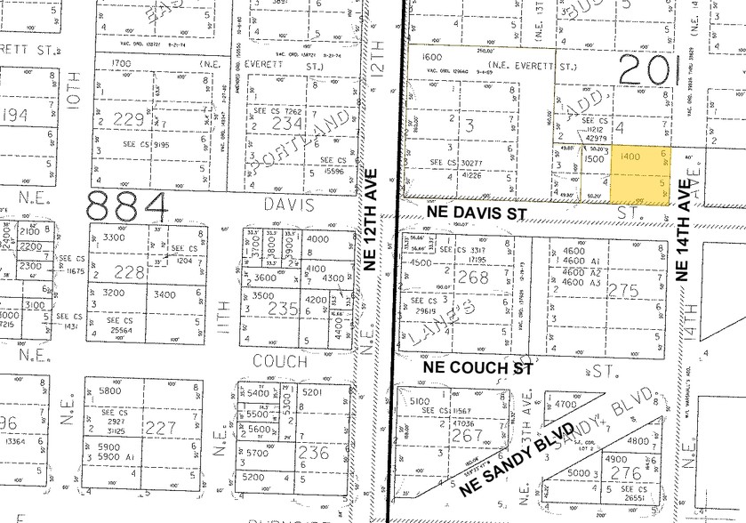 1321 NE Davis St, Portland, OR for lease - Plat Map - Image 3 of 21