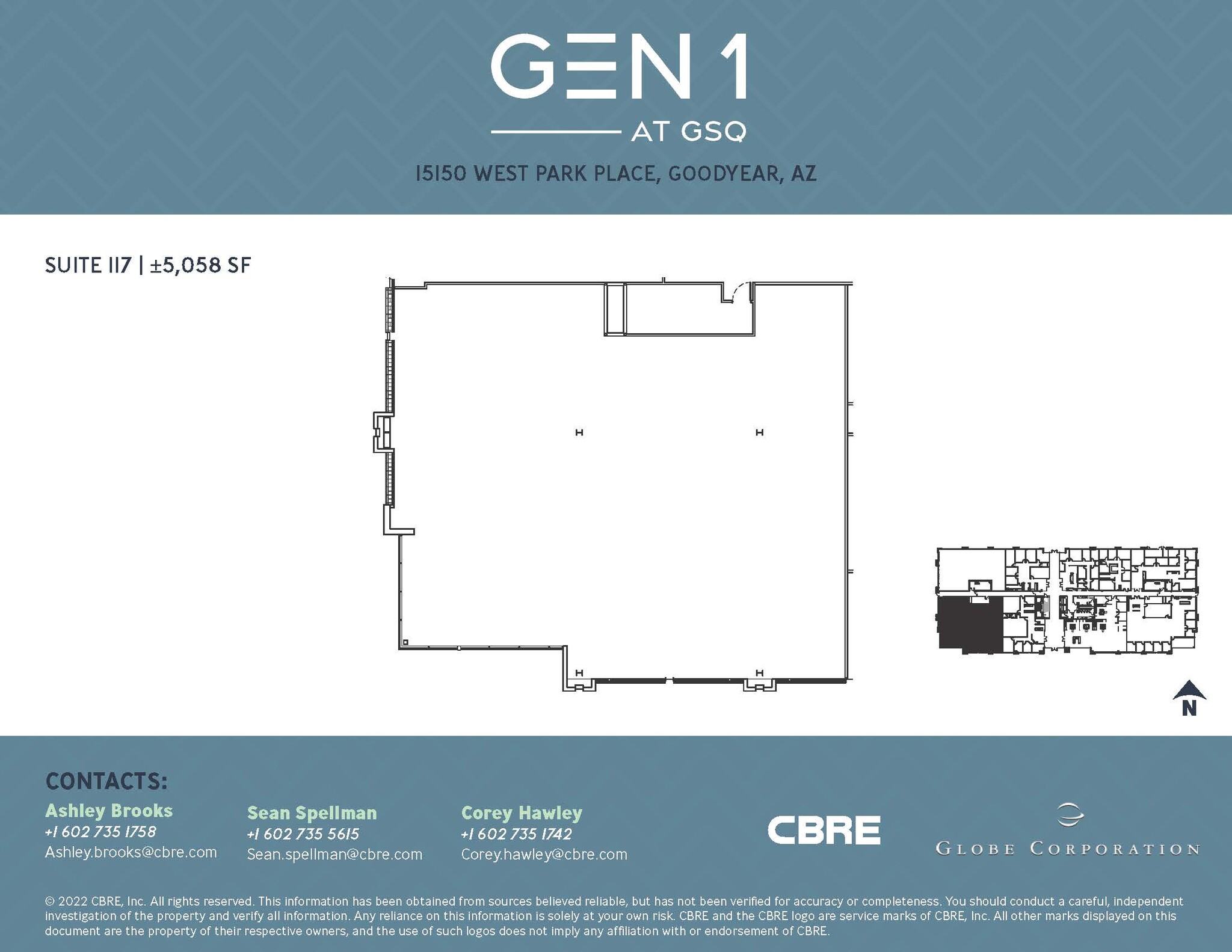 15150 W Park Pl, Goodyear, AZ for lease Floor Plan- Image 1 of 1