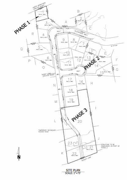 3232 Nicolet Ln, Redding, Ca 96001 - 18 Lot Glen Rock Tentative Map 