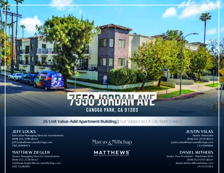 More details for 7550 Jordan Ave, Canoga Park, CA - Multifamily for Sale