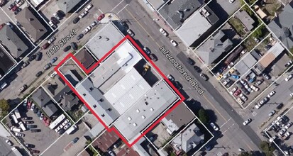 1117-1137 International Blvd, Oakland, CA - aerial  map view