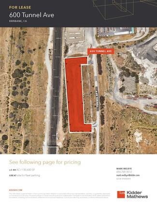 More details for 600 Tunnel Ave, Brisbane, CA - Land for Lease