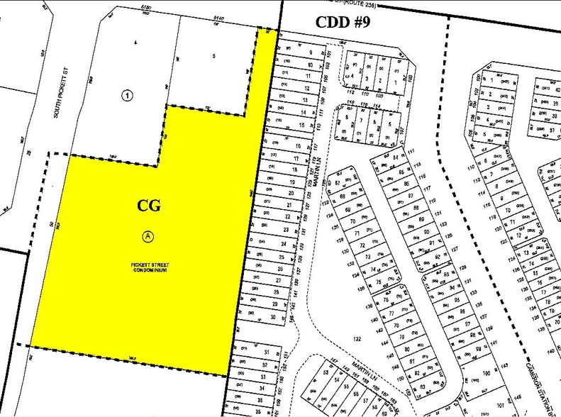 50 S Pickett St, Alexandria, VA for lease - Plat Map - Image 2 of 3