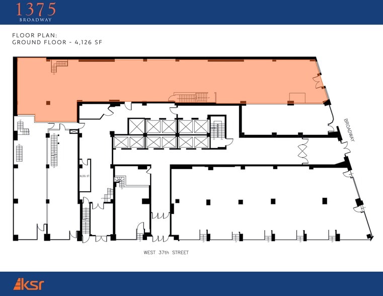 1375 Broadway, New York, NY for lease - Site Plan - Image 1 of 11