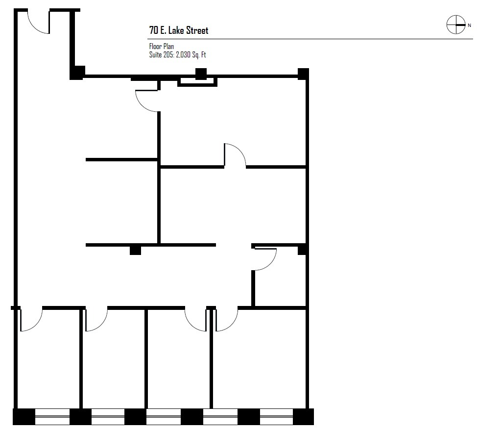 70 E Lake St, Chicago, IL for lease Floor Plan- Image 1 of 4