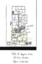 1636 N Hampton Rd, DeSoto, TX for lease Floor Plan- Image 1 of 1