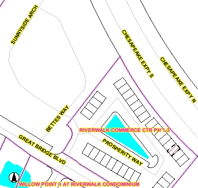 622-636 Prosperity Way, Chesapeake, VA for sale - Plat Map - Image 2 of 3