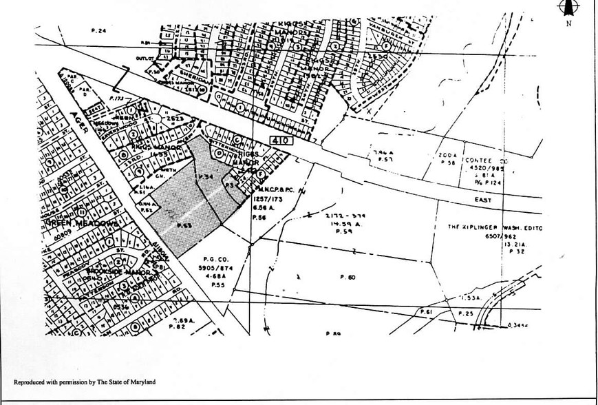 6203 Ager Rd, West Hyattsville, MD for sale - Plat Map - Image 2 of 3