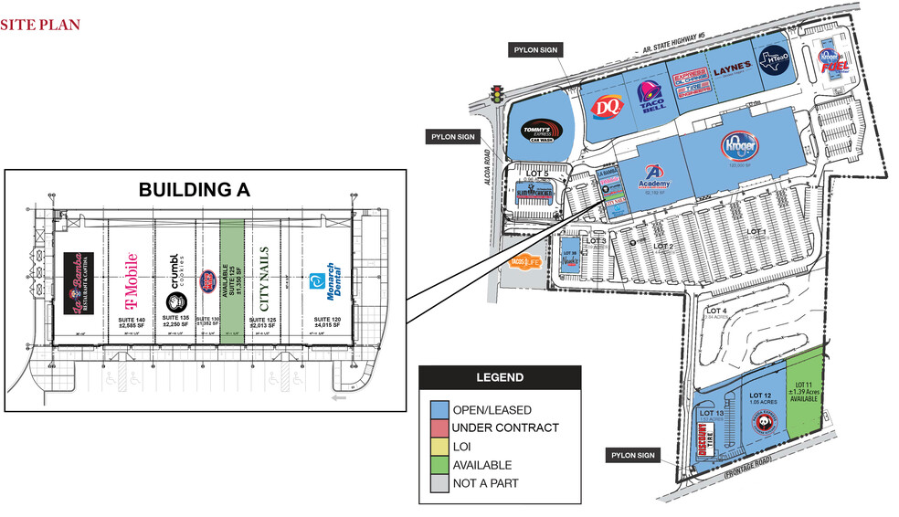 20790 Interstate 30 N, Benton, AR for lease - Site Plan - Image 3 of 4