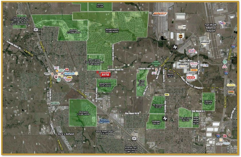 1473 Avondale Haslet Rd, Haslet, TX for sale Aerial- Image 1 of 5