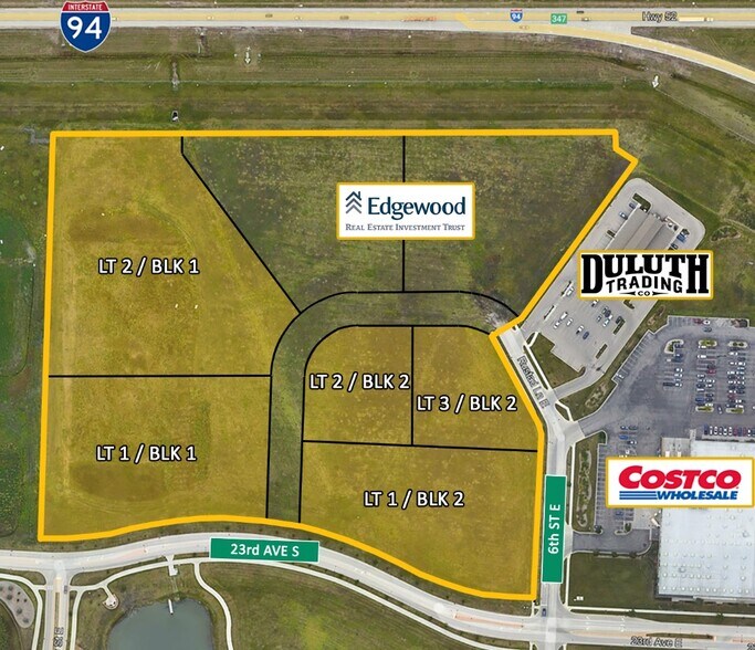 450 23rd E ave, West Fargo, ND for sale - Aerial - Image 3 of 3