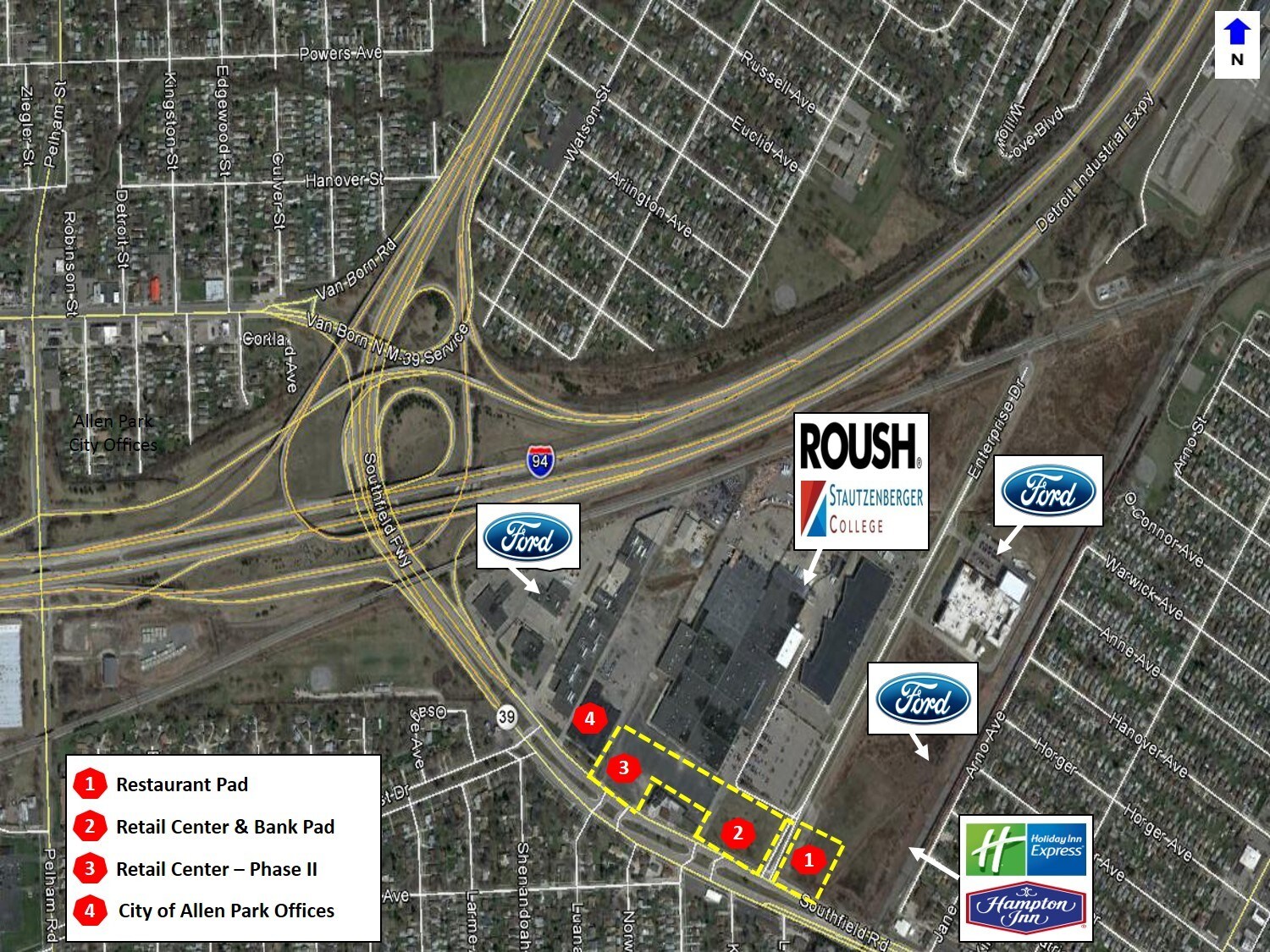 16630 Southfield Rd, Allen Park, MI 48101 Phase I Shopping Center