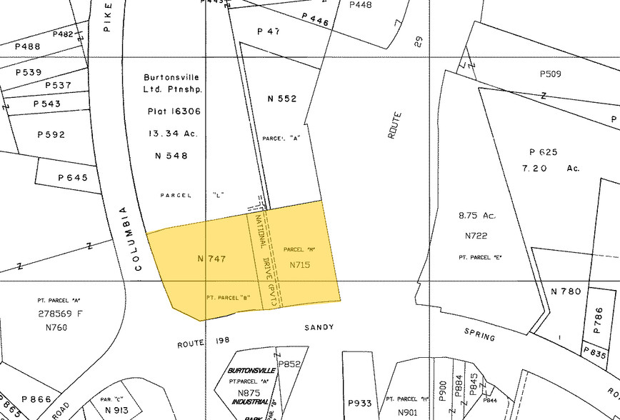 3901 National Dr, Burtonsville, MD for lease - Plat Map - Image 2 of 7