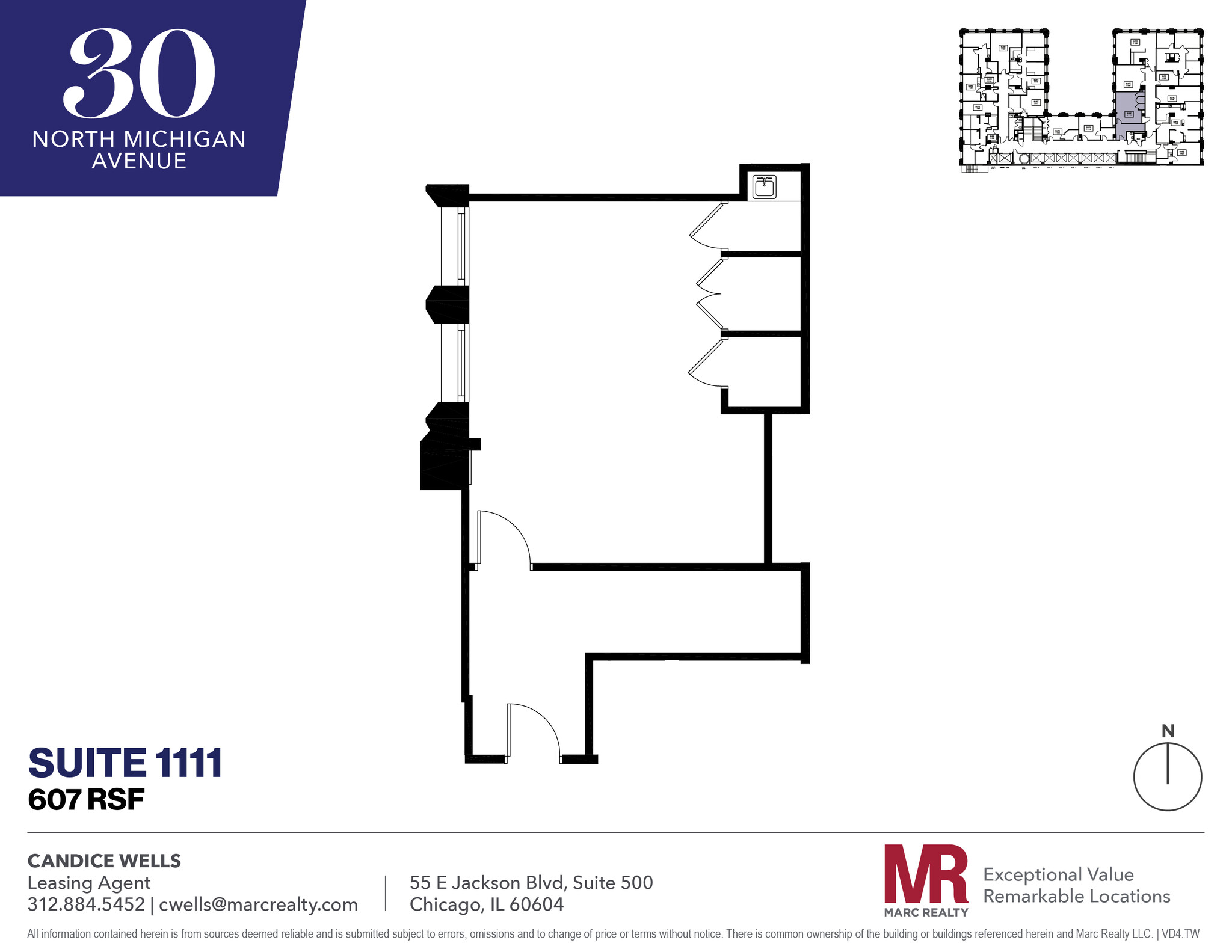 30 N Michigan Ave, Chicago, IL for lease Floor Plan- Image 1 of 5