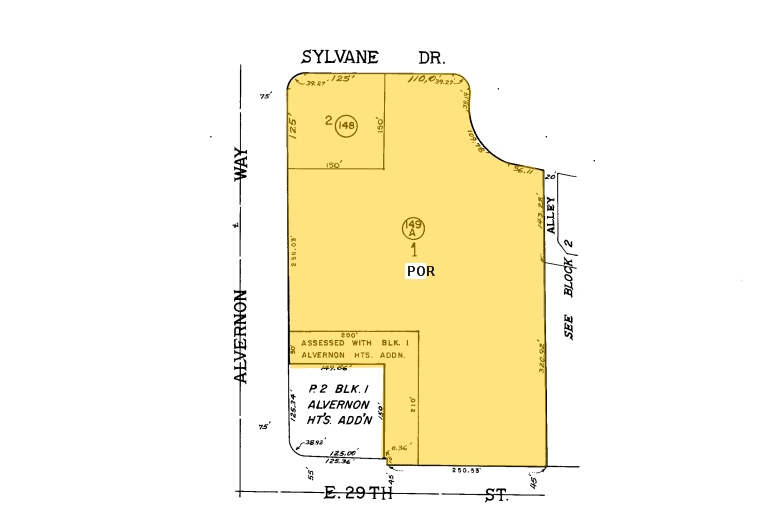 1835 S Alvernon Way, Tucson, AZ for lease - Plat Map - Image 2 of 9