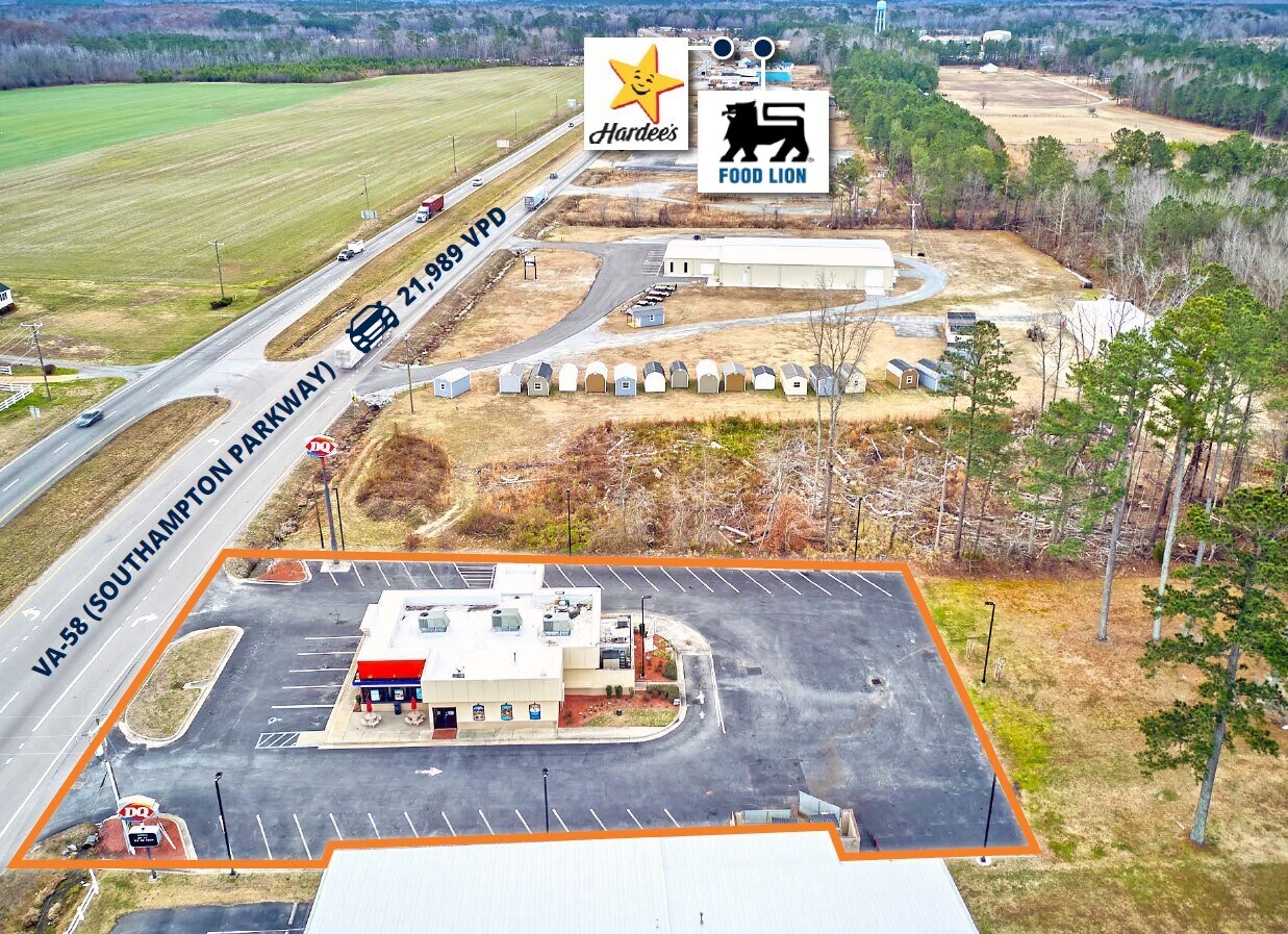 27490 Southampton Pkwy, Courtland, VA 23837 Dairy Queen