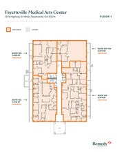 1275 Highway 54 W, Fayetteville, GA for lease Floor Plan- Image 1 of 1