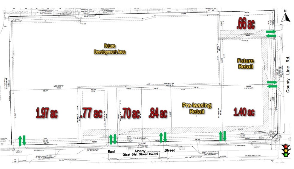 E Albany St  & 193rd E Ave, Broken Arrow, OK for sale - Site Plan - Image 2 of 2