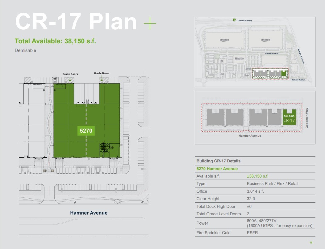 5200-5210 Hamner, Eastvale, CA for lease Floor Plan- Image 1 of 1