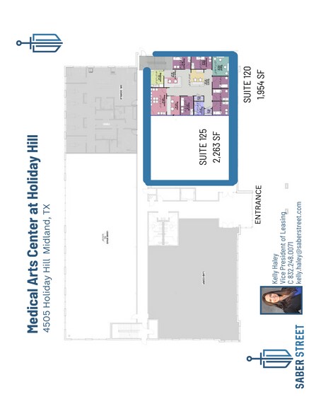 4505 Holiday Hill, Midland, TX for lease - Floor Plan - Image 2 of 11