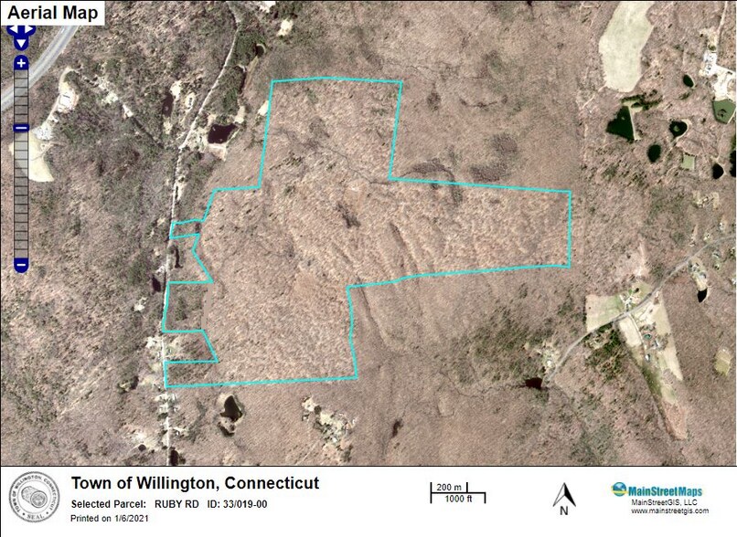 0 Ruby, Willington, CT for sale - Aerial - Image 1 of 1