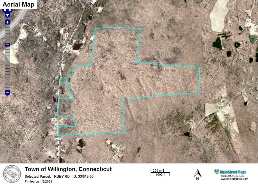 0 Ruby, Willington, CT for sale Aerial- Image 1 of 1