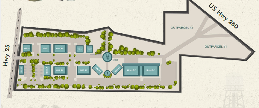 5019 Highway 280, Harpersville, AL for lease - Site Plan - Image 2 of 2