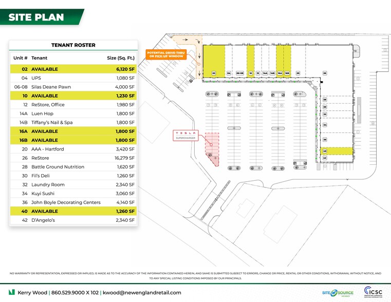 34 Shunpike Rd, Cromwell, CT for lease - Site Plan - Image 1 of 7