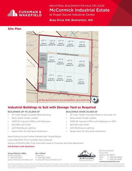 0000 Bree Dr SW, Bremerton, WA for sale - Site Plan - Image 1 of 1