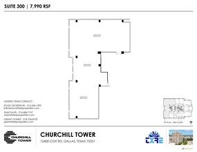 12400 Coit Rd, Dallas, TX for lease Floor Plan- Image 2 of 2