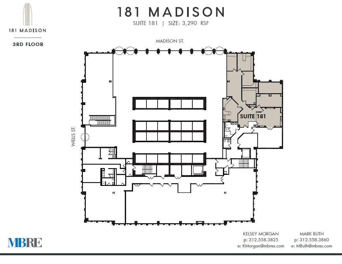 181 W Madison St, Chicago, IL for lease Floor Plan- Image 1 of 1