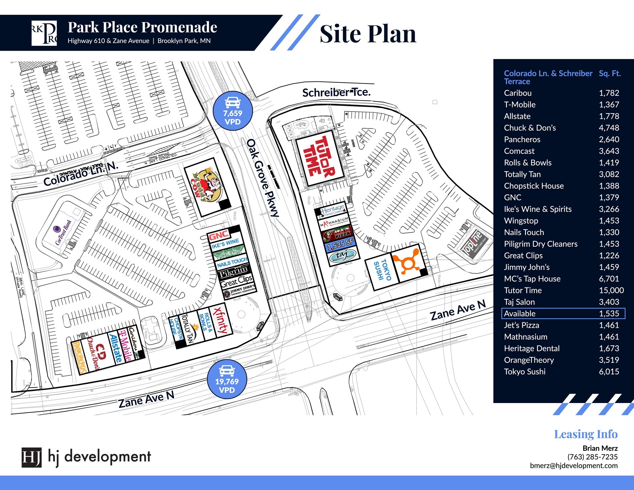 9600-9786 Colorado Ln N, Brooklyn Park, MN for lease Site Plan- Image 1 of 1