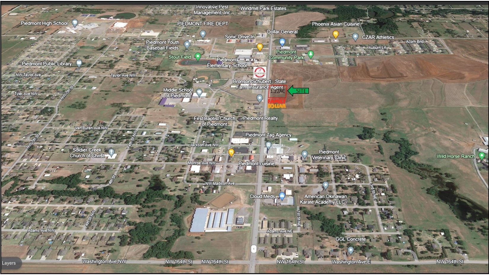 Land on East side of Piedmont Rd, Piedmont, OK for sale Primary Photo- Image 1 of 2