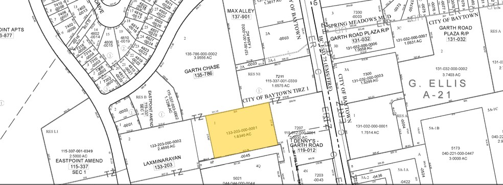 7209 Garth Rd, Baytown, TX for sale - Plat Map - Image 2 of 20