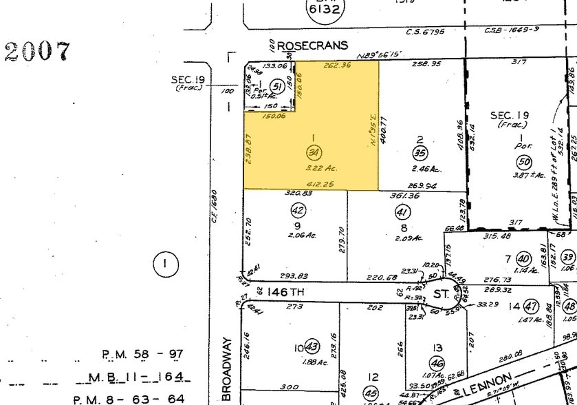 230 W Rosecrans Ave, Gardena, CA for lease - Plat Map - Image 3 of 8