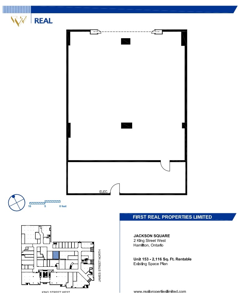 100, 110, and 120 King St W, Hamilton, ON for lease Floor Plan- Image 1 of 1