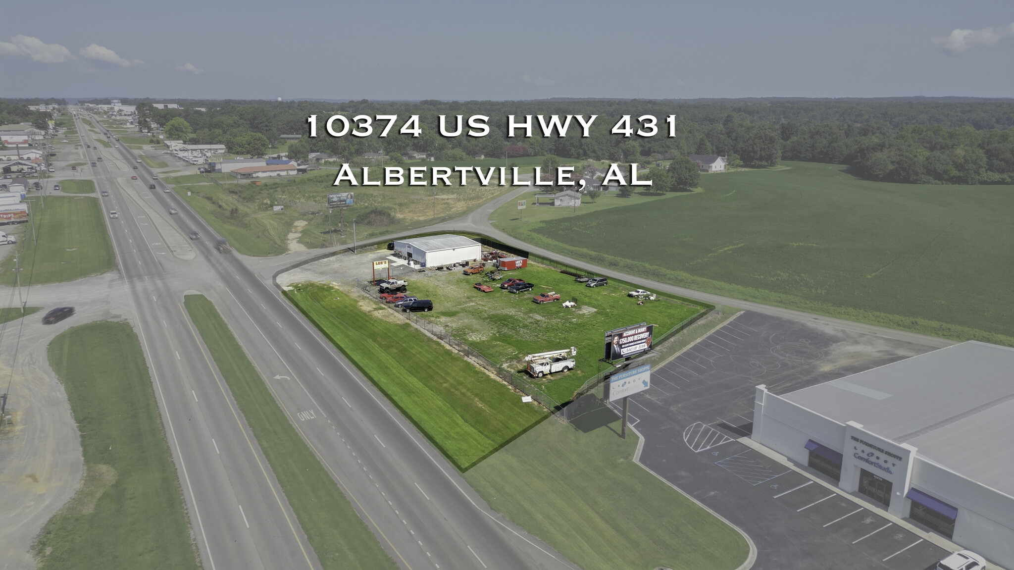 10374 US Highway 431, Albertville, AL for sale Aerial- Image 1 of 13