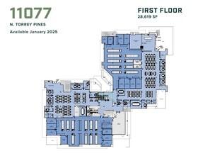 11085 N Torrey Pines Rd, La Jolla, CA for lease Floor Plan- Image 1 of 1