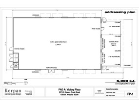 2343 E Queen Creek, Gilbert, AZ for lease Floor Plan- Image 2 of 8