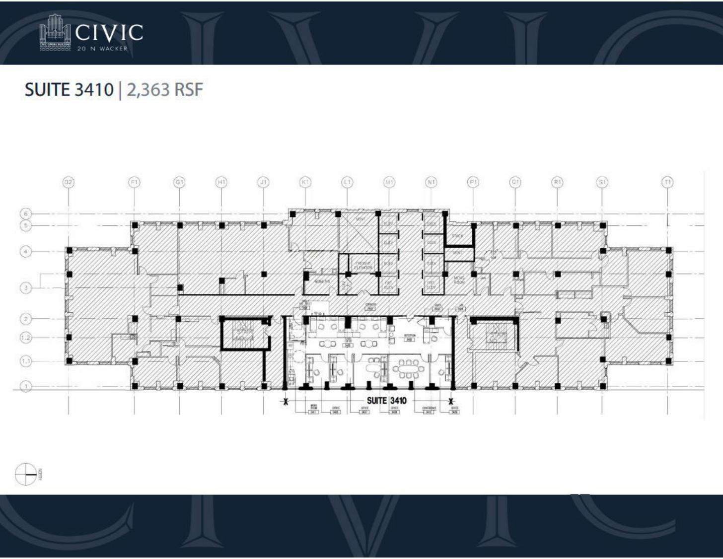 20 N Wacker Dr, Chicago, IL for lease Floor Plan- Image 1 of 1